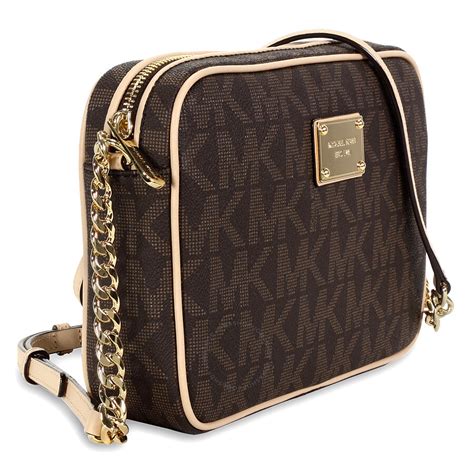 michael kors brown jet set|michael kors crossbody jet set.